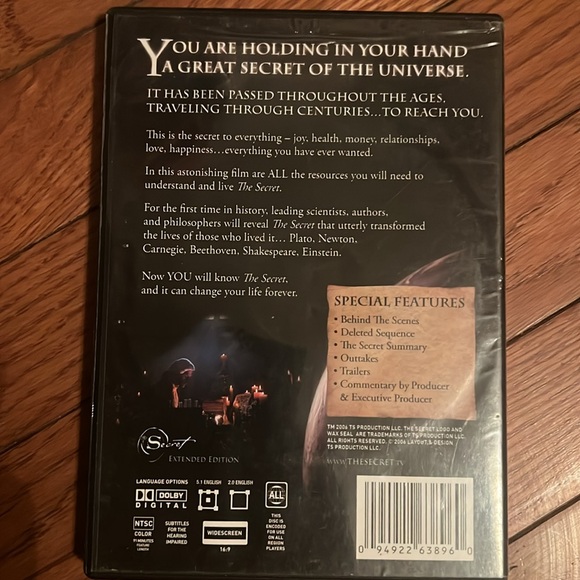 The Secret- DVD - Picture 2 of 3